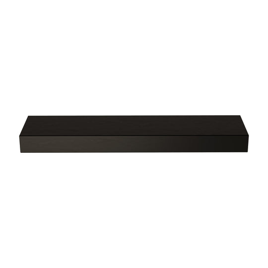 Floating Shelf- Black Oak - 4 Inches Thick