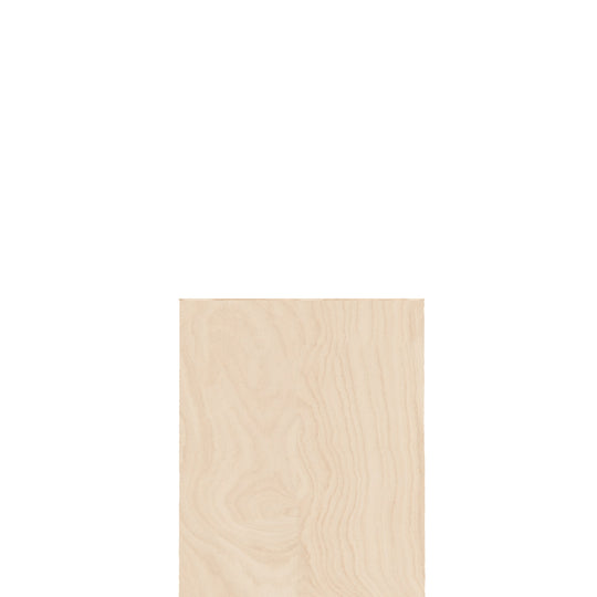 Floating Shelf- Cotton White Oak - 2 Inches Thick