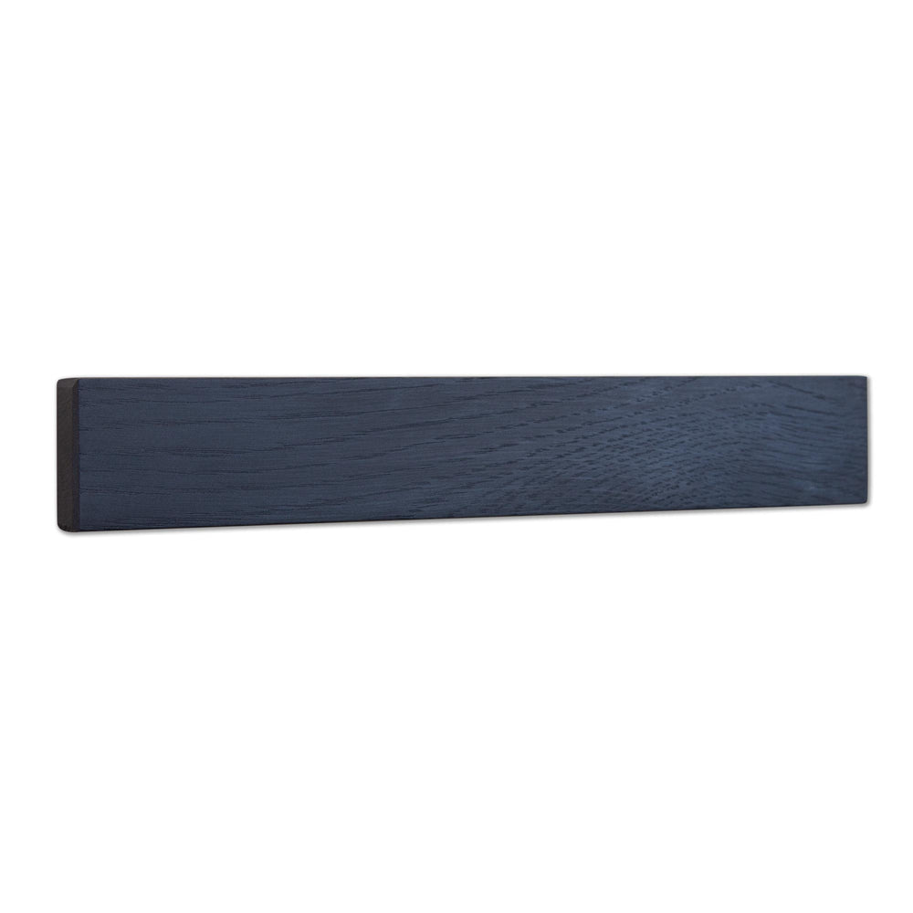 Kurouto Kitchenware Black Oak Magnetic Knife Block -12 Inch -Made in the USA