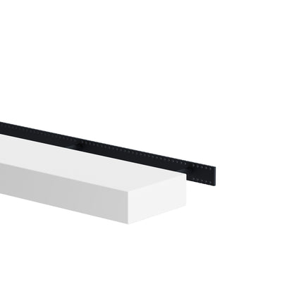 Floating Shelf- White Conversion Varnish Paint - 3 Inches Thick