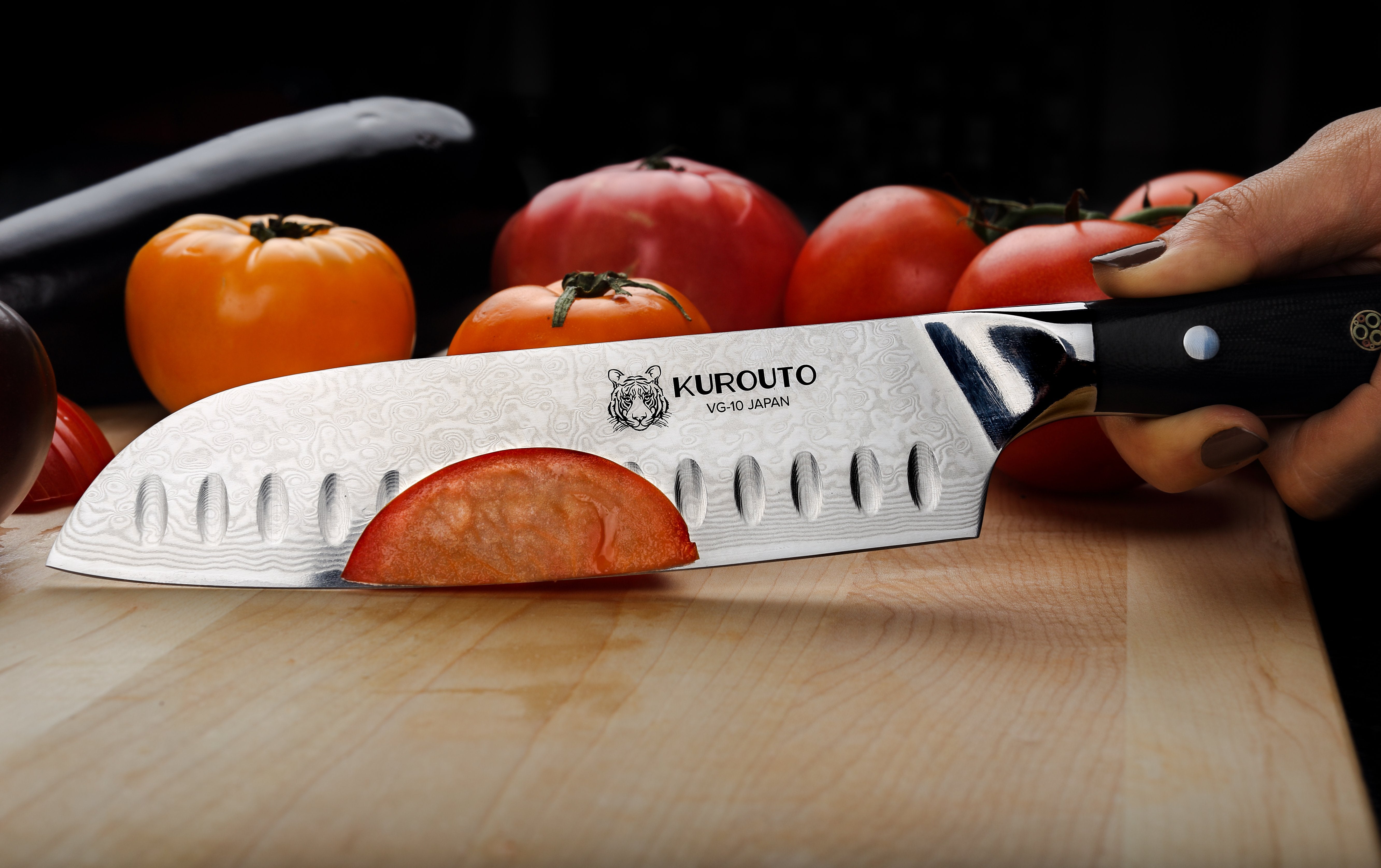 7-inch VG10 Santoku Knife – Kurouto Kitchenware